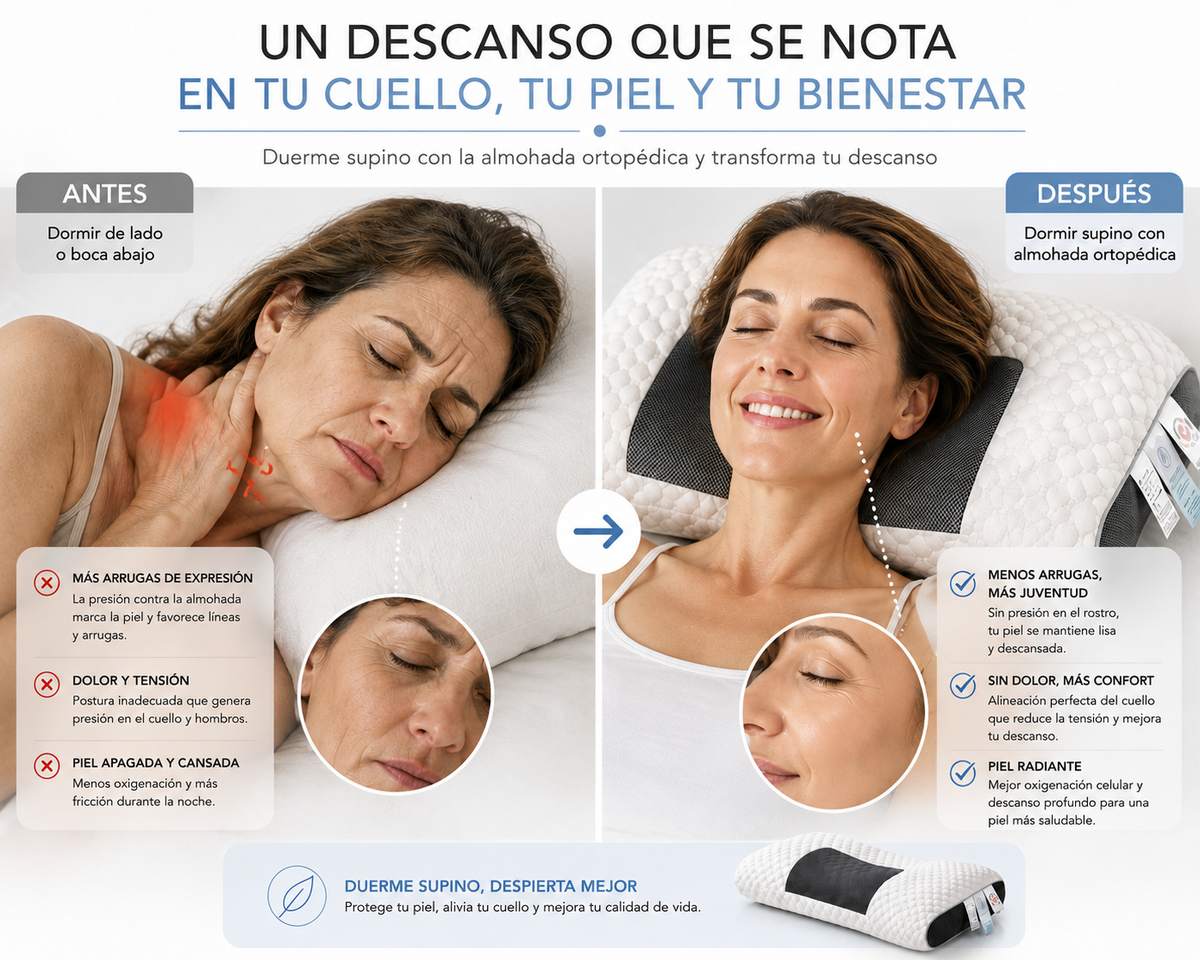 ALMOHADA ERGONÓMICA ORTOPEDICA PACK2